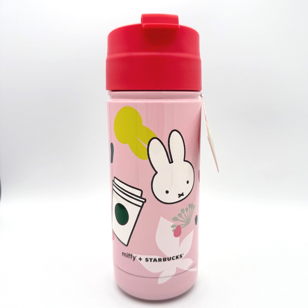Starbucks Miffy Tumbler Unisex OS Pink NEW Stainless Steel Insulated Bottle